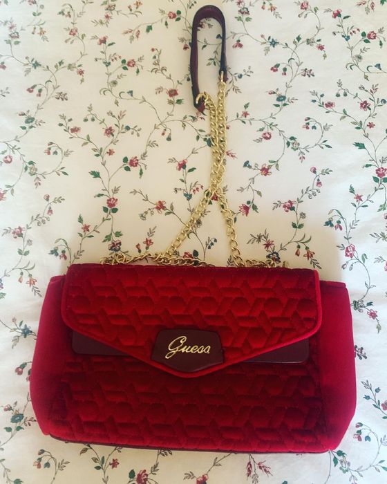 Bolsa Guess Vermelha Tira-colo
