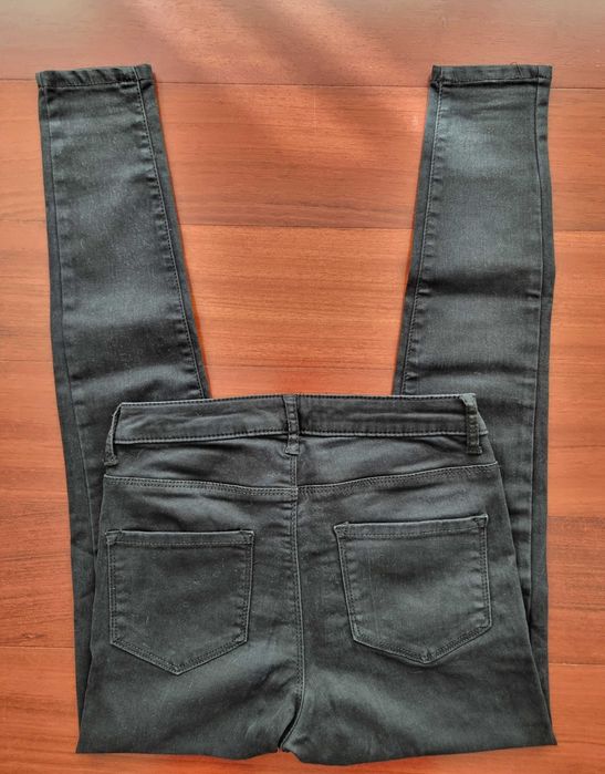 Calças justas de ganga escura Primark, tamanho 36