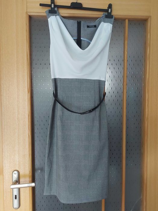 elegancka sukienka biurowa orsay