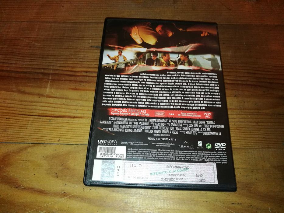 INSOMINIA	DVD (legendagem em Português)