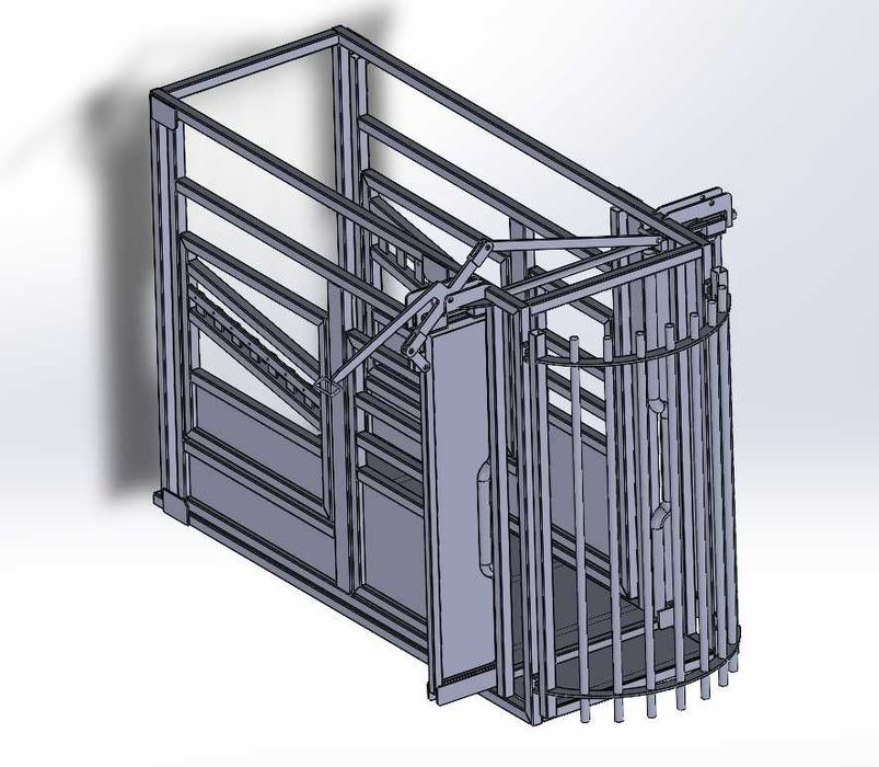 Poskrom dla bydła , klatka inwentarzowa