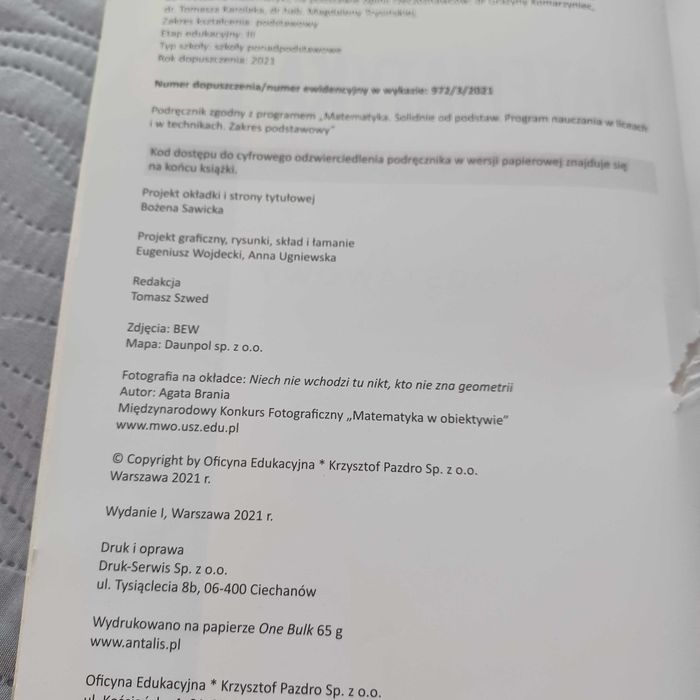 Matematyka 3 podręcznik