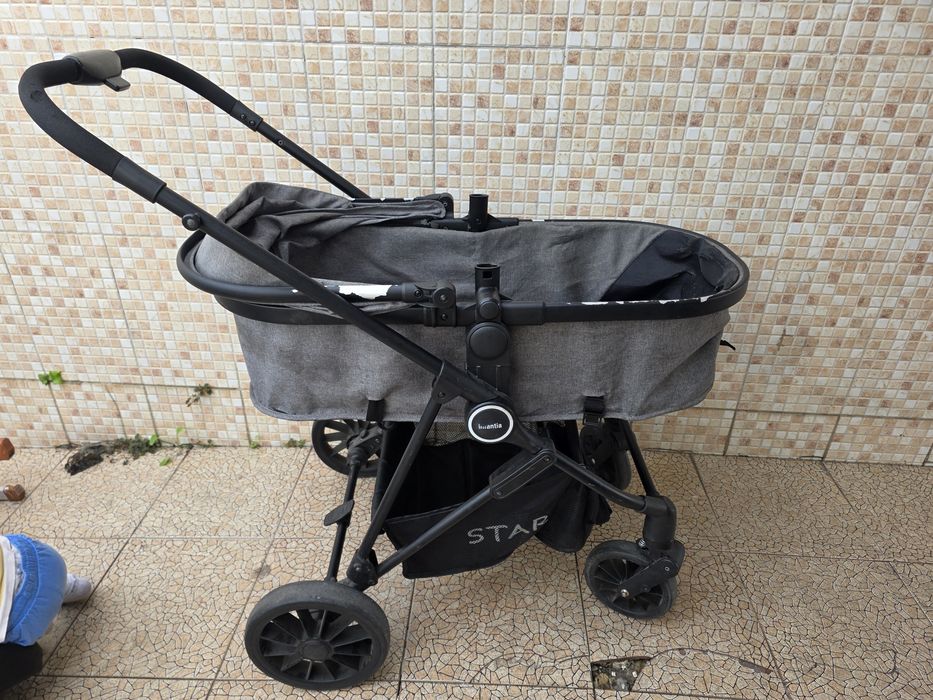 Carrinho de Bebé Infanti Start 3 em 1 – Ovo + Carrinho – Muito Bom Estado