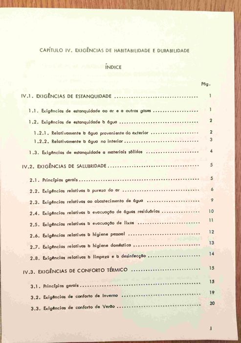 Engenharia civil - Exigências de habitabilidade e demabilidade