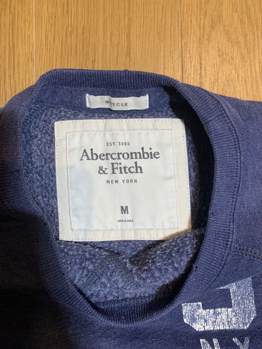 Pulôver Abercrombie and Fitch azul