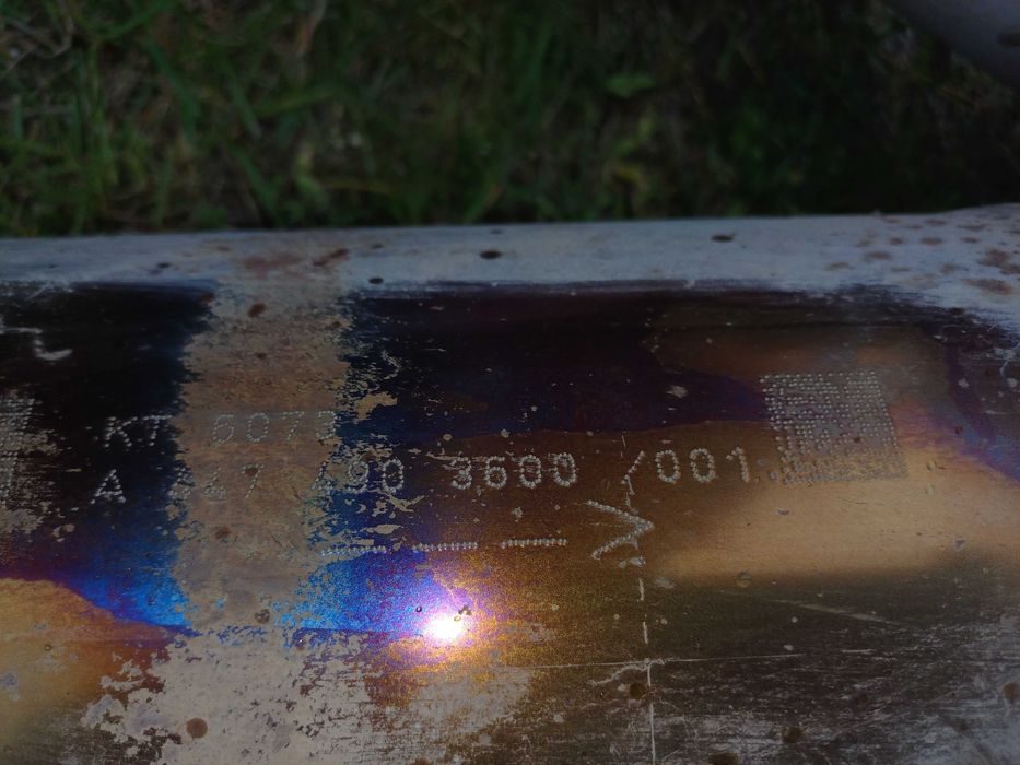 Katalizator tłumik  filtr dpf vito 447