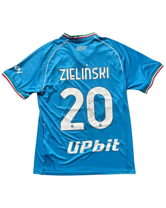 Piotr Zieliński Inter Napoli koszulka z autografem + certyfikat auten.