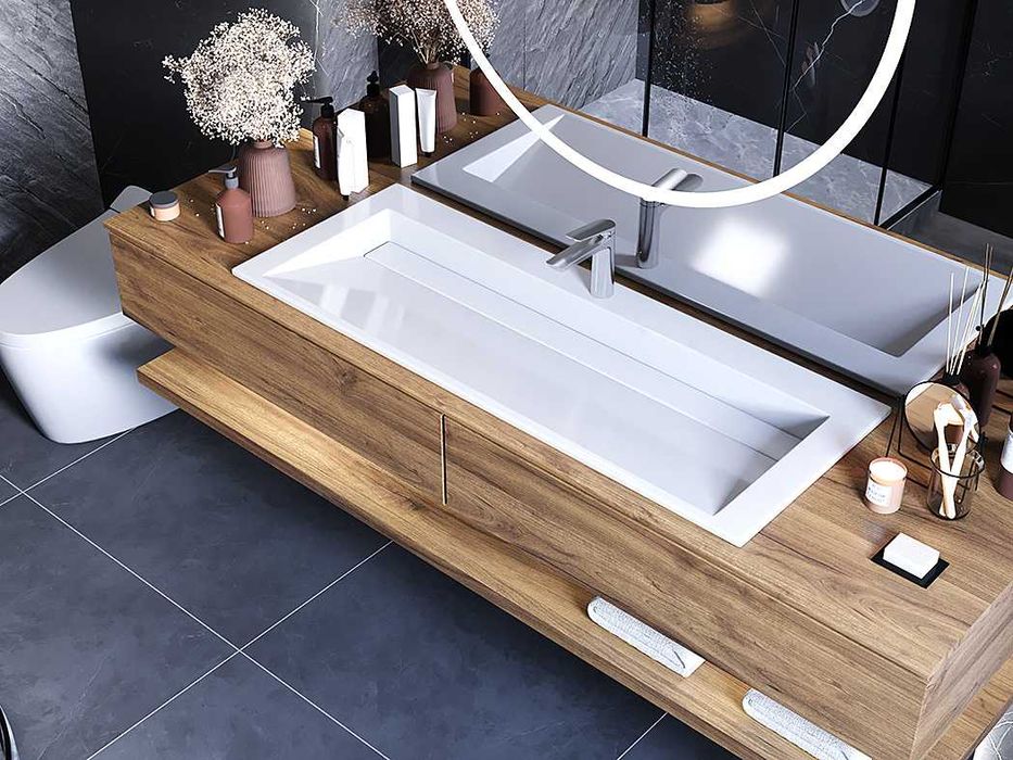 Уцінена Раковина, Умивальник, Luxor Kraft Low 120, Найнижча Ціна!