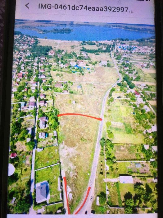 Продам участок красная линия Елизаветовка/Голубое озеро