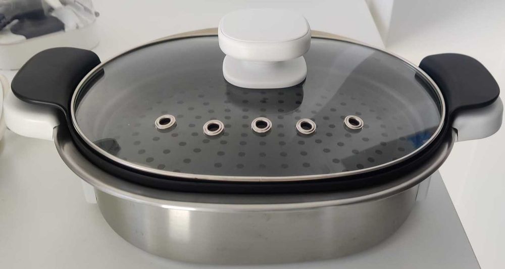 Robot de Cozinha Moulinex i Companion HF900110 com panela a vapor