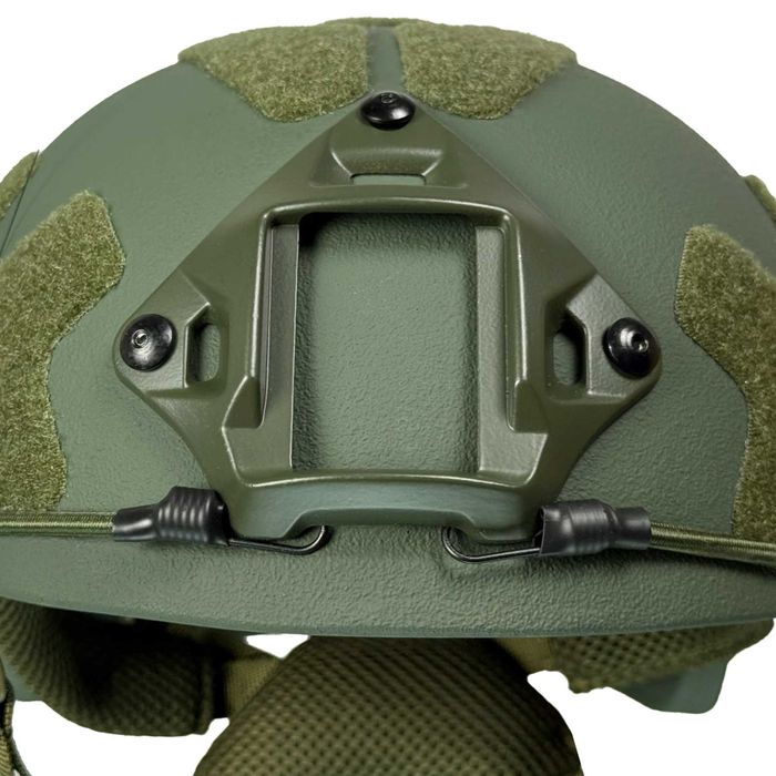 Новий шолом FAST VELCRO 2.0 з підвісною WENDY 1 класу ДСТУ. Олива.