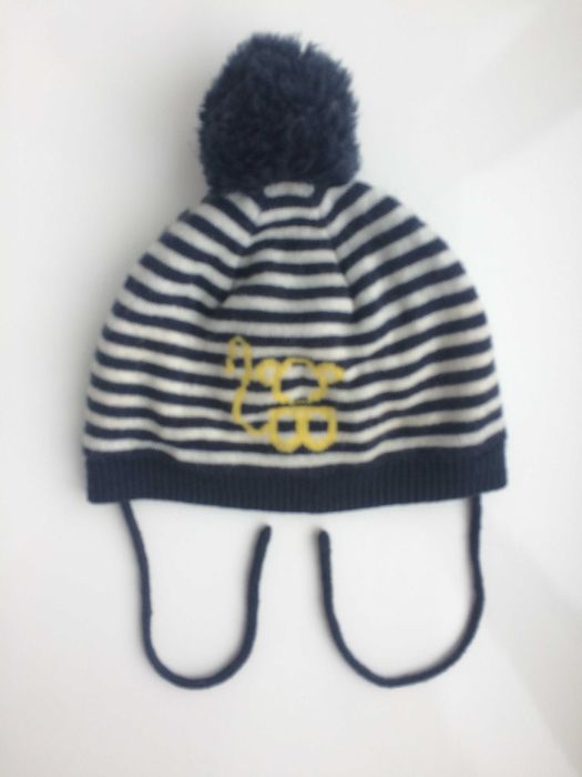 Зимняя пуховая куртка на мальчика Chicco (р.80-86)+шапка