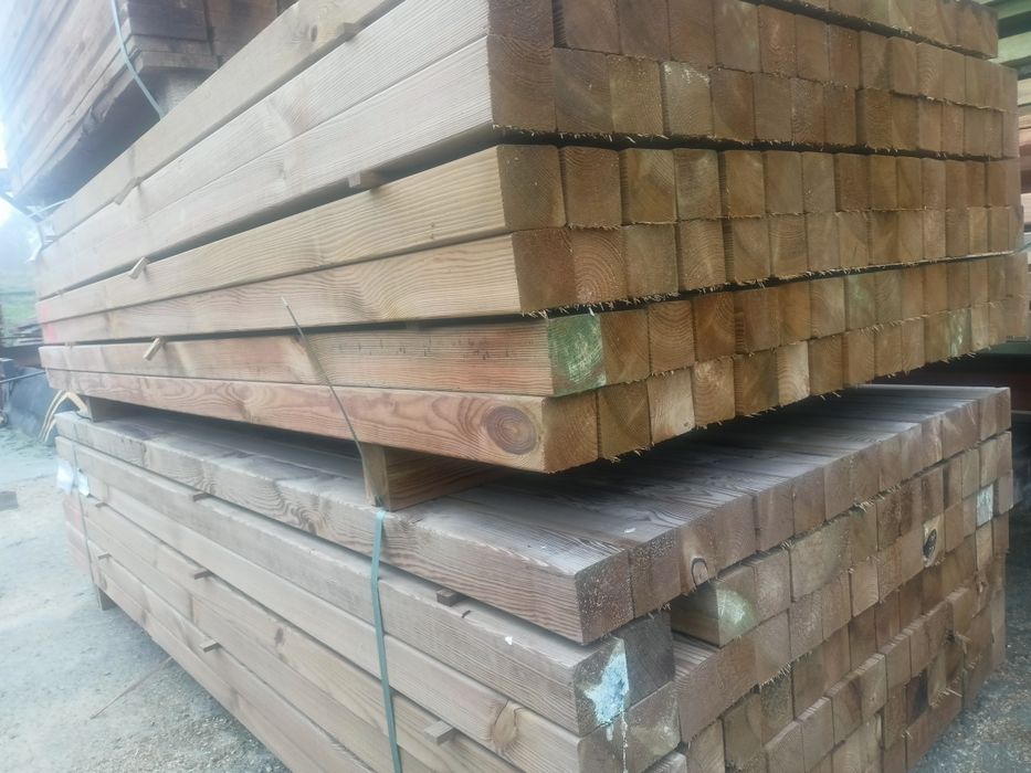 Kantówka 70x70 impregnowana ciśnieniowo, długość 6m
