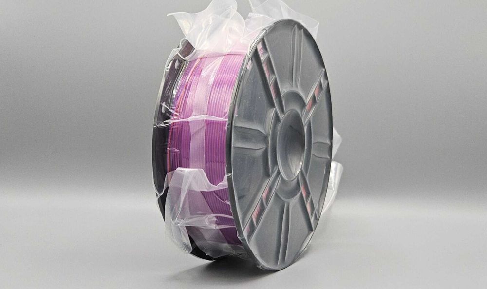 Filament 3D PLA 1kg 1.75mm Czerwono-Złoto-Fioletowy kompatybilny z AMS