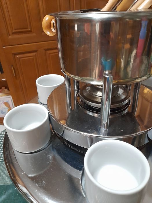 Fondue de inox nunca usado