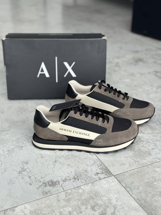 Чоловічі кросівки Armani Exchange, 44 армані фірмові оригінал коричневі