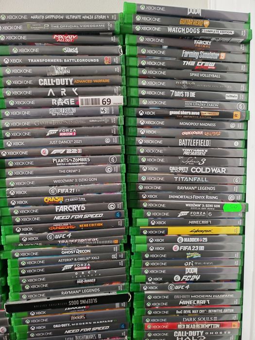 Gry Xbox one series Minecraft GTA Lego Rdr Cod Wiedźmin mafia  bf
