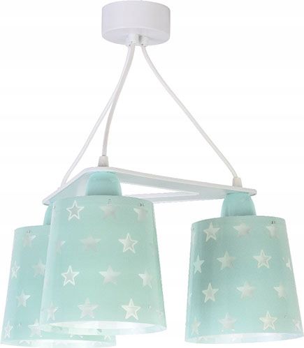 Lampa Gwiazdy Zielona W Gwiazdki Potrójna 81214E
