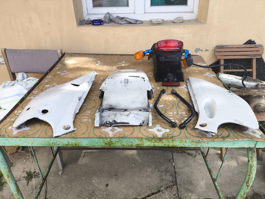 KTM Lc4 ogon boczki lampa tył rączki komplet