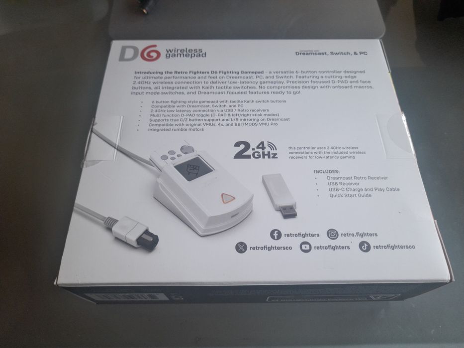 Dreamcast - comando D6 (RetroFighters)