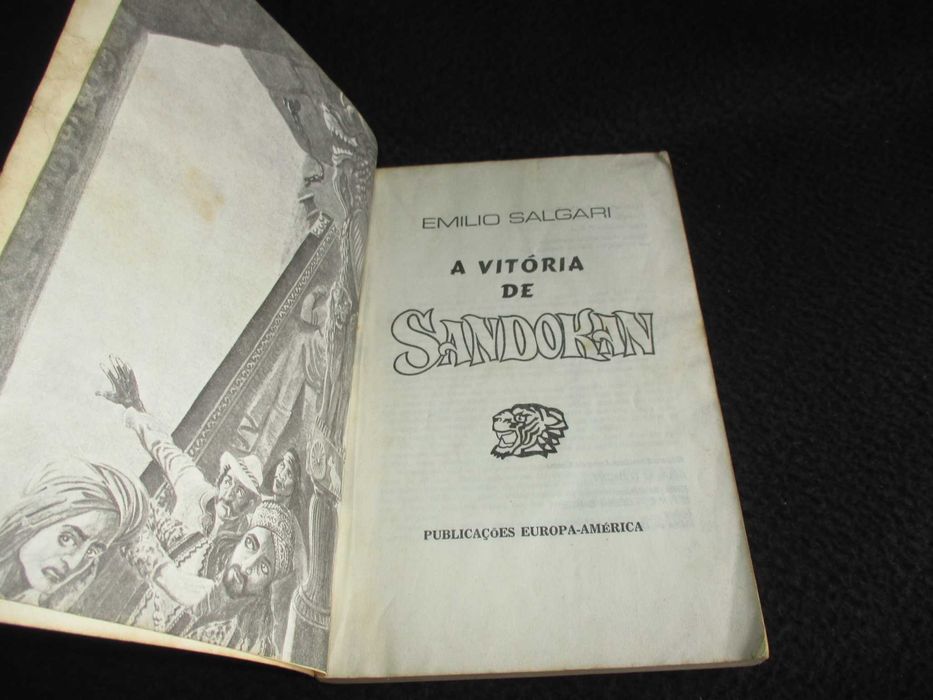 Livros Sandokan Emilio Salgari 1977