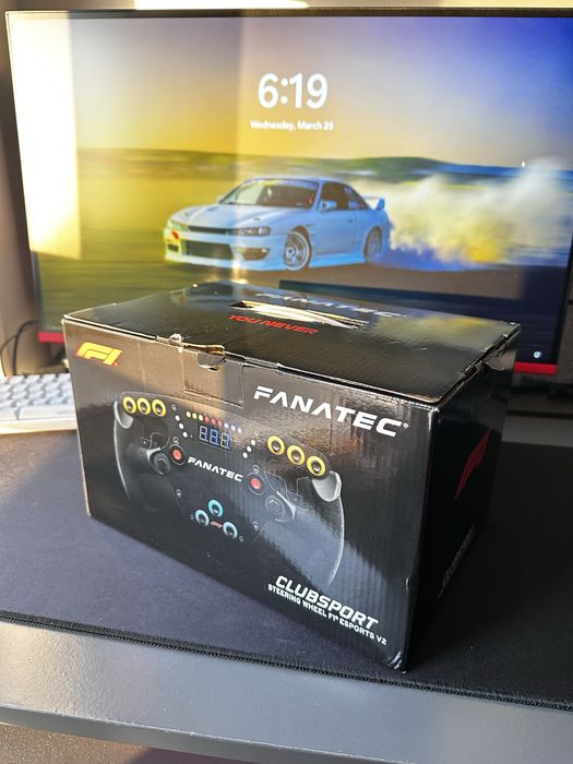 Volante Fanatec F1 QR2 (Fórmula 1) como NOVO