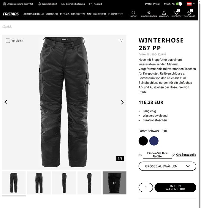 FRISTADS‼️54 розмір‼️зимові утеплені штани робочі тактичні Швеція