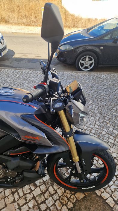 QJMOTOR 125 SRK S 06/2025 Acidentada em 07/2026 com 80% de aproveitamento das peças.