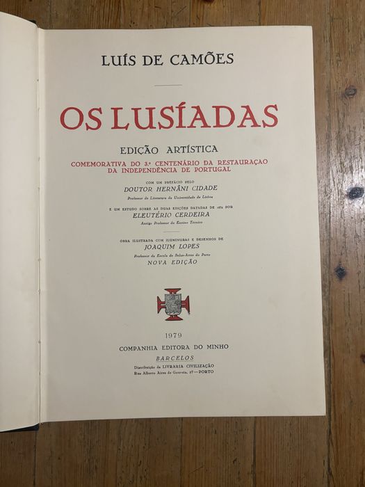 Os lusíadas, edição artistica