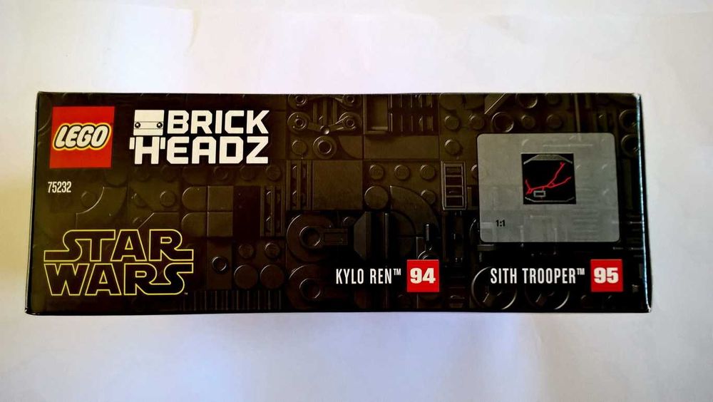 Lego Star Wars 75232 Kylo Ren & Sith Trooper BrickHeadz selado