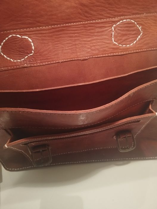 Bolsa em couro pasta