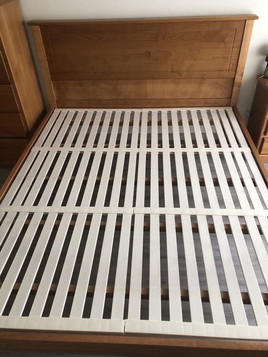 Cama Casal Madeira Pinho Mel