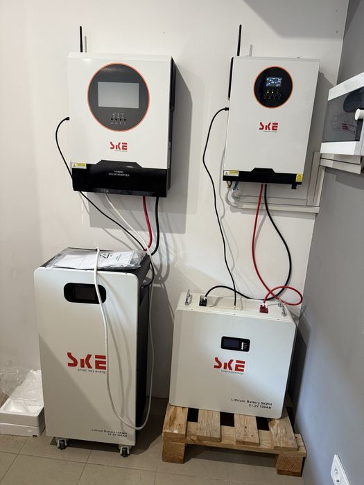 Інвертор SKE 6,2 и 10,2 кВт + LiFePO4 батарея 5 и 15 kWh