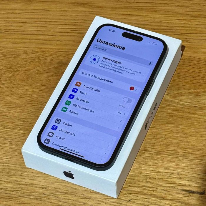  Apple iPhone 15 128GB Black Czarny Gwarancja ROK Faktura
