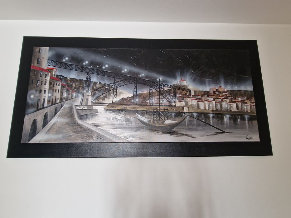 Tela/ Quadro Cais da Ribeira