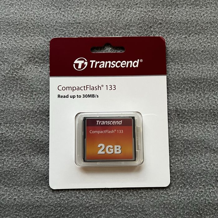Карта пам'яті Transcend 2 GB 133X CompactFlash Card TS2GCF133