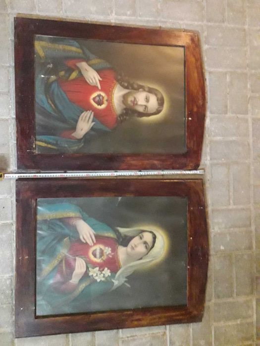 Великі ( 60х70 см) старі образи з сільської хати