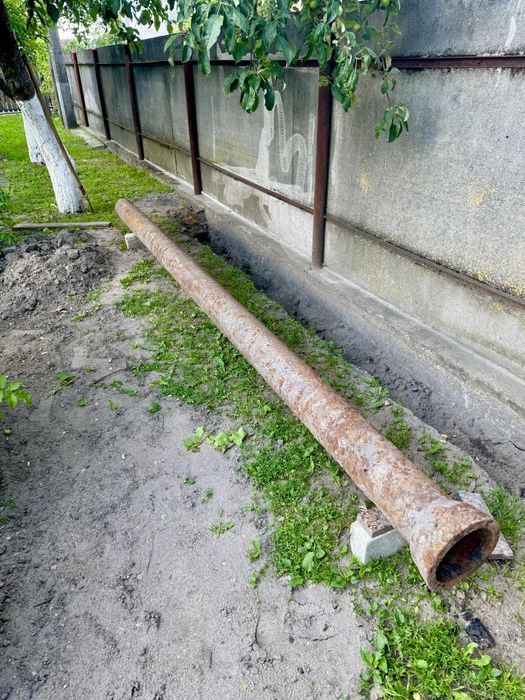 каналізаційна чугунна труба 6шт