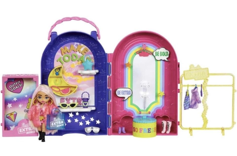 Набір Barbie Extra Minis Doll & Fashion Playset