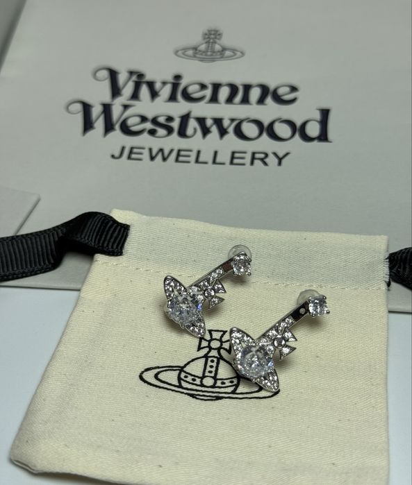 Сережки жіночі Vivienne Westwood з камнями