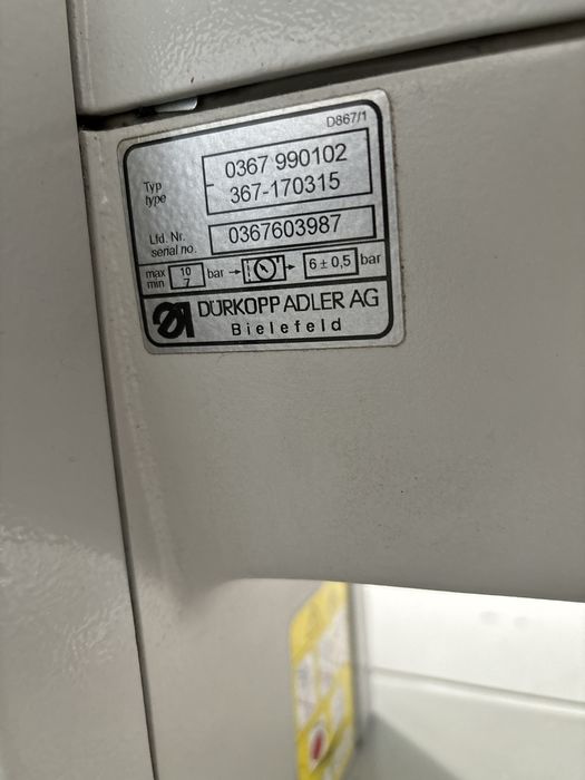 Maszyna do ciezkiego szycia durkopp adler 367