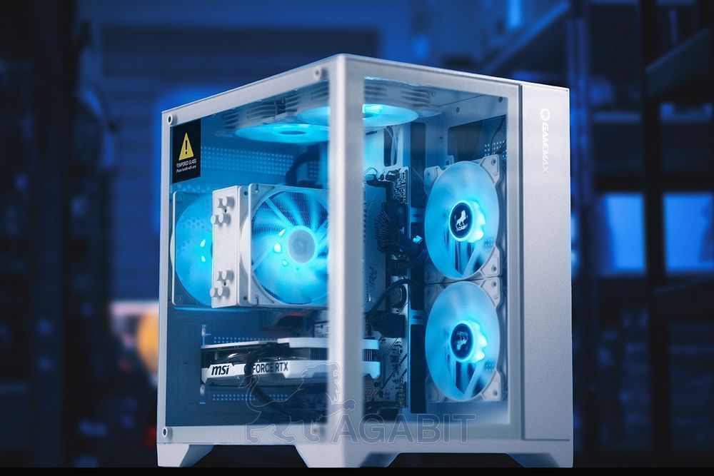 Білий Лев! RTX 4060 Ti 8GB+Ryzen 5 7500F+DDR5 16GB+M.2 SSD 500GB –  Ігровий комп'ютер ПК для ігор геймерський игровой компьютер