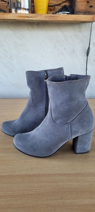 Botki GOPOL 37 Grafitowe skórzane trzewiki
wygodne