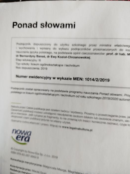 Podręcznik do języka polskiego