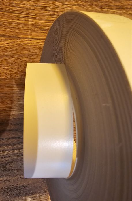 Obrzeże meblowe białe