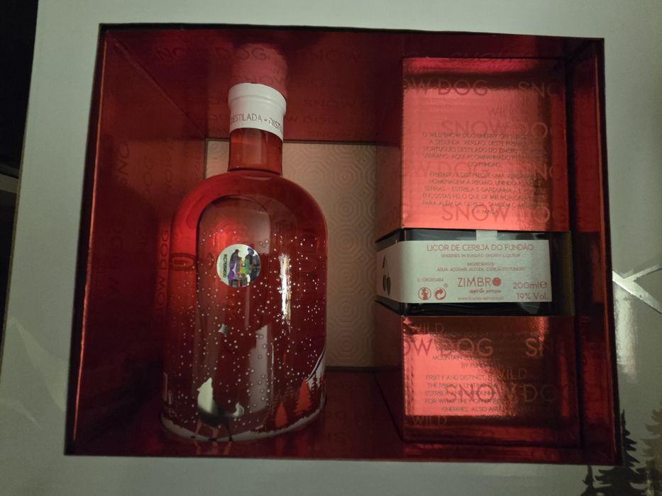 Pack Wild Snow Dog Cherry Gin com boião de cerejas