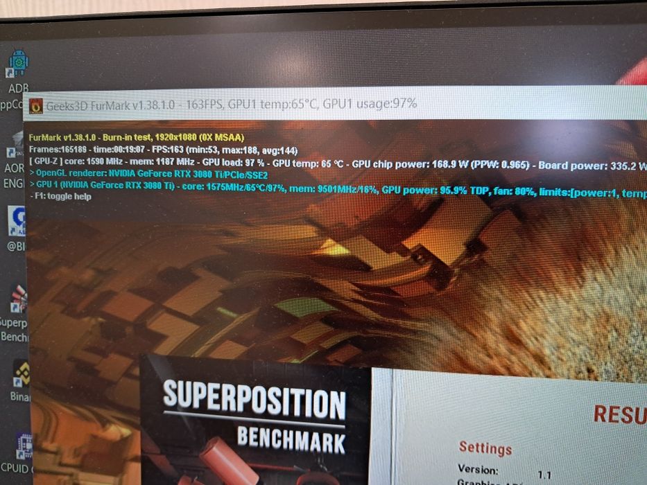 Видеокарта КАК НОВАЯ ASUS TUF RTX 3080  10Gb GAMING на пломбе, ОБМЕН