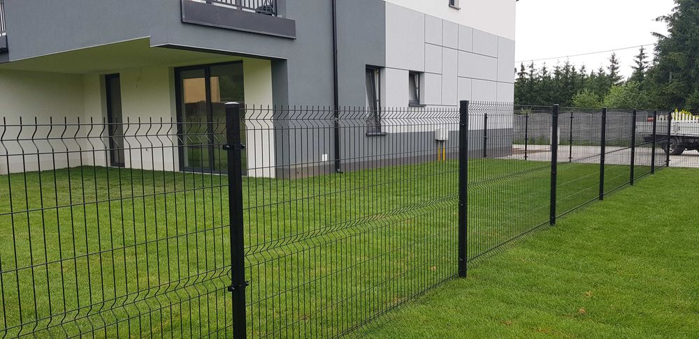 Panele ogrodzeniowe WIŚNIOWSKI 4mm 153cm Ocynk RAL podmurówka 81.5zł/mb