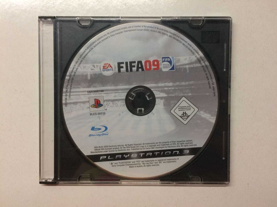PS3 - Fifa 2009 (só CD)