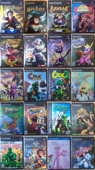 Нові Диски з іграми для Sony Playstation 1/PSone/PS1/ПС1/ps1/ps2.
